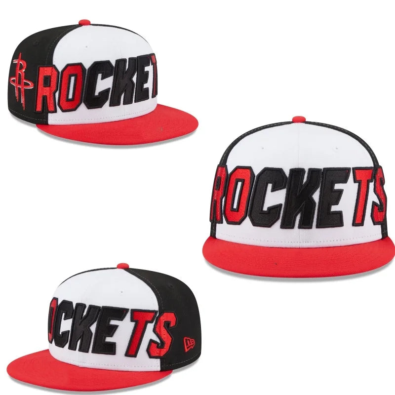 2024 houston-rockets Basketball Cap Pro League Hat Adjustable Flat Cap