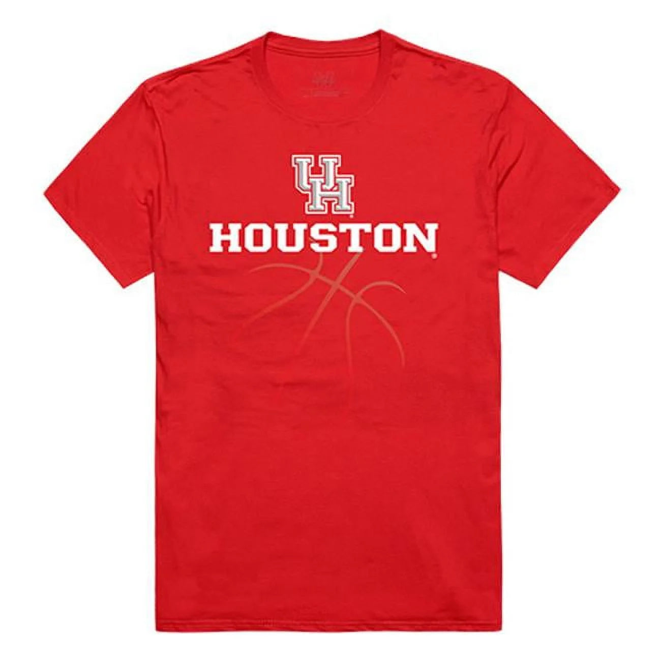 University of Houston Basketball Tee for Men - Red - Medium