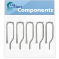 5-Pack BBQ Gas Grill Tube Burner Replacement Parts for Nexgrill 720-0584A - Compatible Barbeque 15 3/4 Stainless Steel Pipe Burners