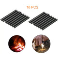 5/16 Flint Fire Starter 16PCS DIY Ferrocerium Survival Magnesium Rod Kits Lighter for Outdoor,Camping