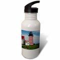 West Quoddy Head Lighthouse State Park, Maine - US20 CHA0034 - Chuck Haney 21 oz Sports Water Bottle wb-90625-1