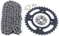 Fichiouy Drive 420 Chain&Sprocket Kit 13/37 Teeth Front and Rear Sprocket for 110cc 125cc Dirt Pit Bike ATV