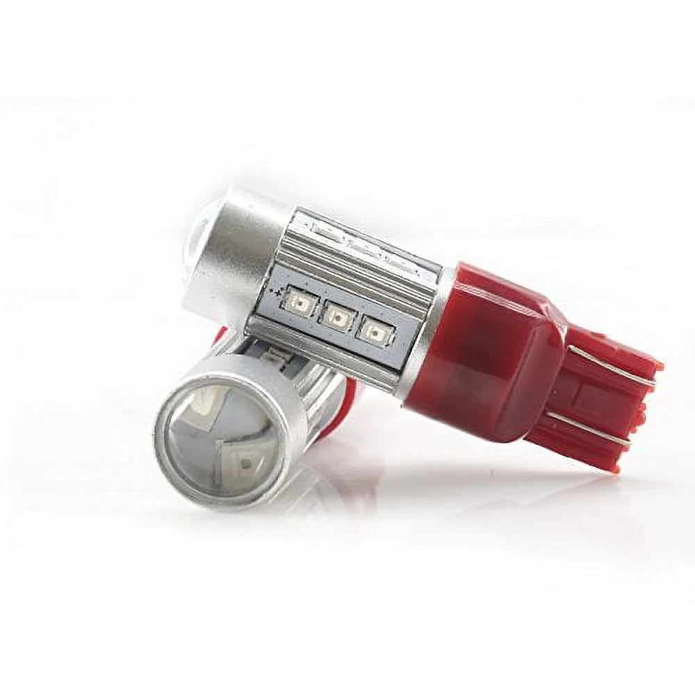 7443 Extreme High Power 2538 Chip LED Red Turn Signal Brake Tail Lights Bulbs