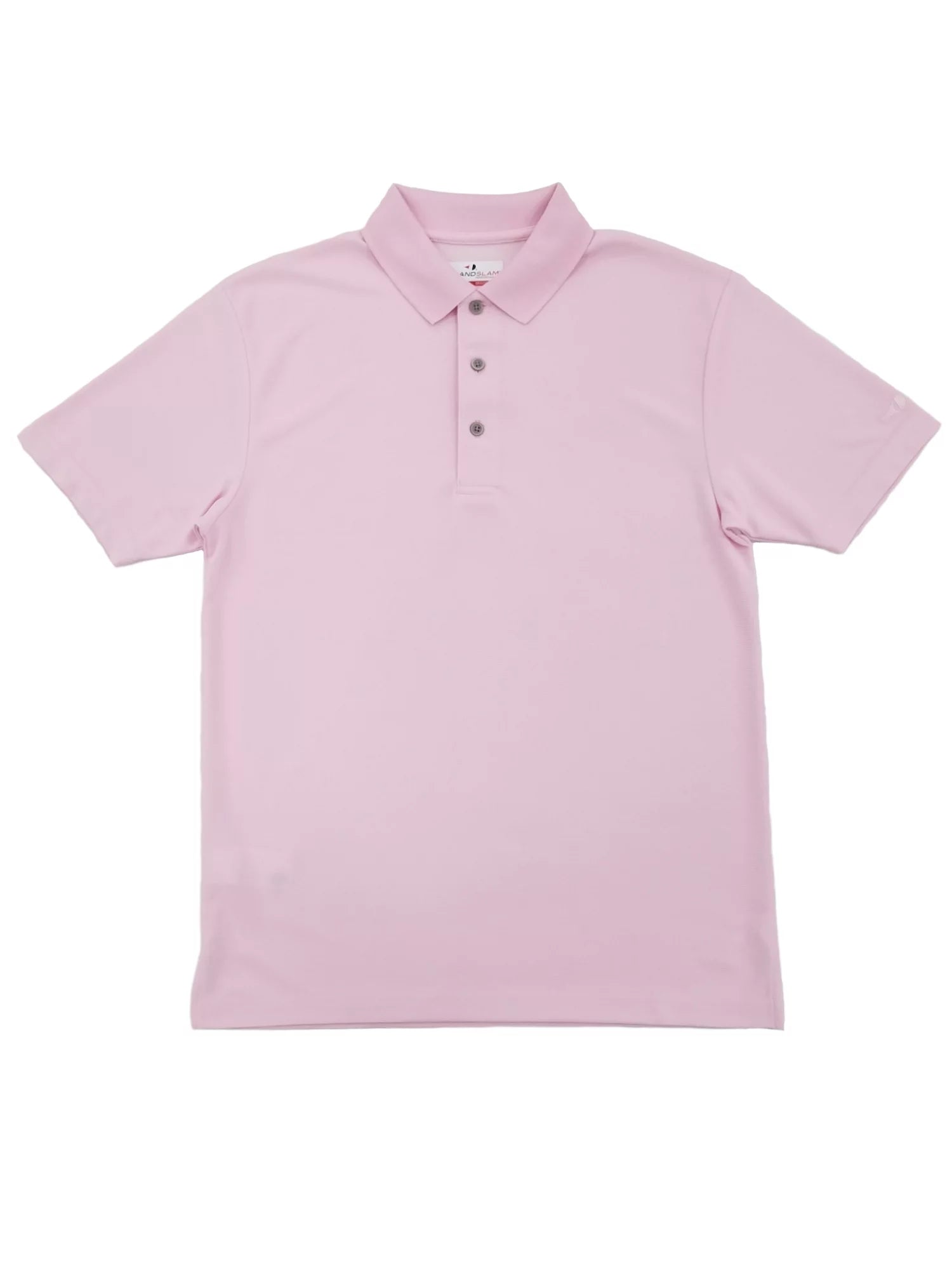 Grand Slam Mens Pink Lady Performance Golf Polo Shirt Medium