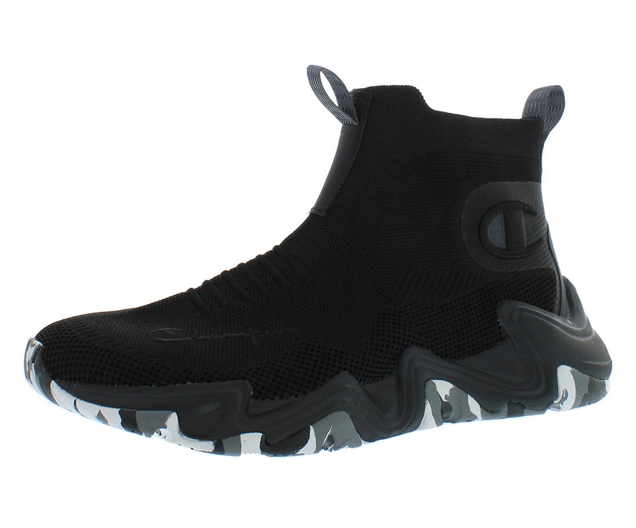 Champion Hyper C Raw GS Boys Shoes Size 4, Color: Black/Stealth/White