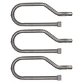3-Pack BBQ Gas Grill Tube Burner Replacement Parts for Nexgrill 720-0071 - Compatible Barbeque Stainless Steel Pipe Burners