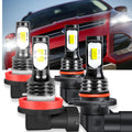 BMZONCC For Ford Escape 2017 2018 2019  H11 9005 LED Headlight Bulbs High Low Beam Lamp Cool White 40W 6000K Combo 8000LM 4Pcs
