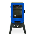 Pit Boss Blazing Vertical Electric Wood Chip Smoker with Window, Blue