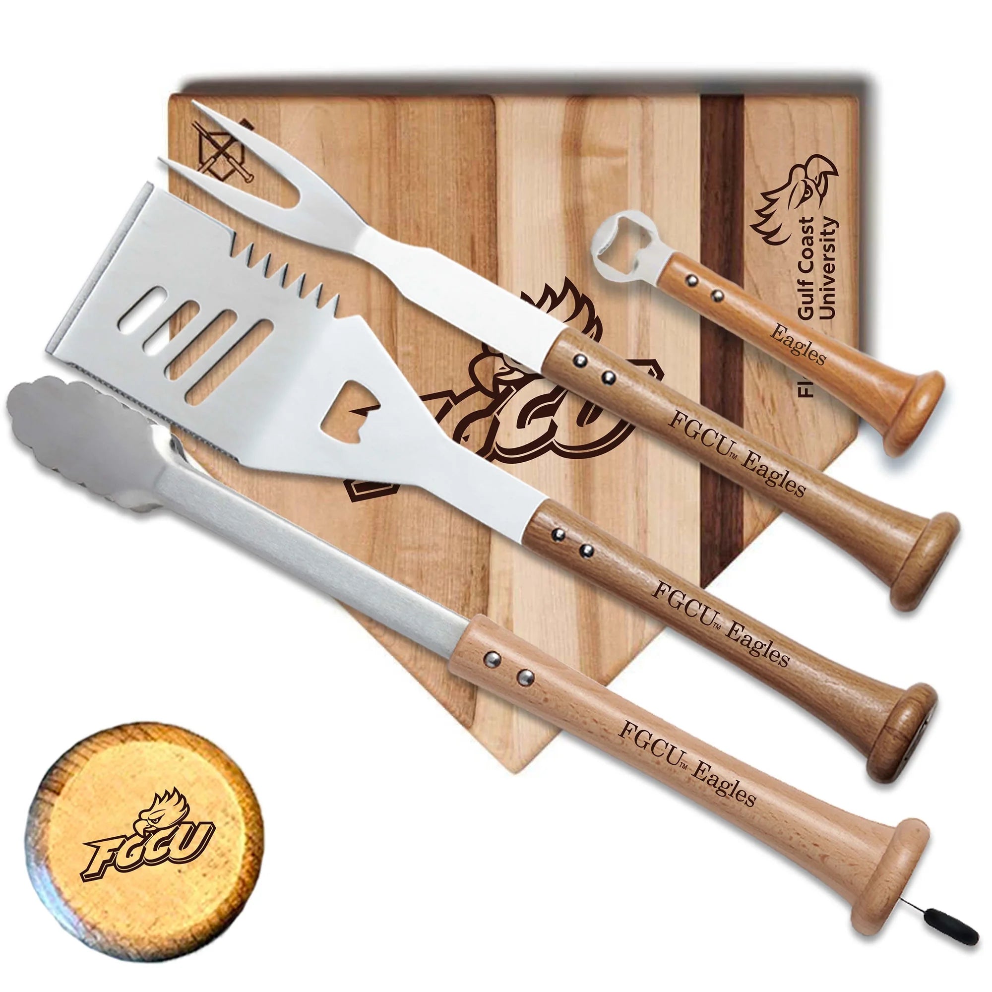 Baseball BBQ  Florida Gulf Coast Eagles 12 Grand Slam Combo Set