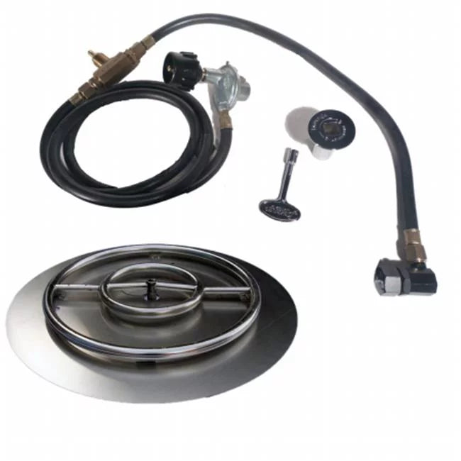 Tretco  22 in. Stainless Steel Pan-Ring Kit, Liquid Propane