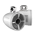 Wet Sounds REV 10 HD 10 Horn Loaded Compression Driver Tower Speakers with XW Grills & Stainless Swivel Clamps, 300 Watts RMS, White, Pair