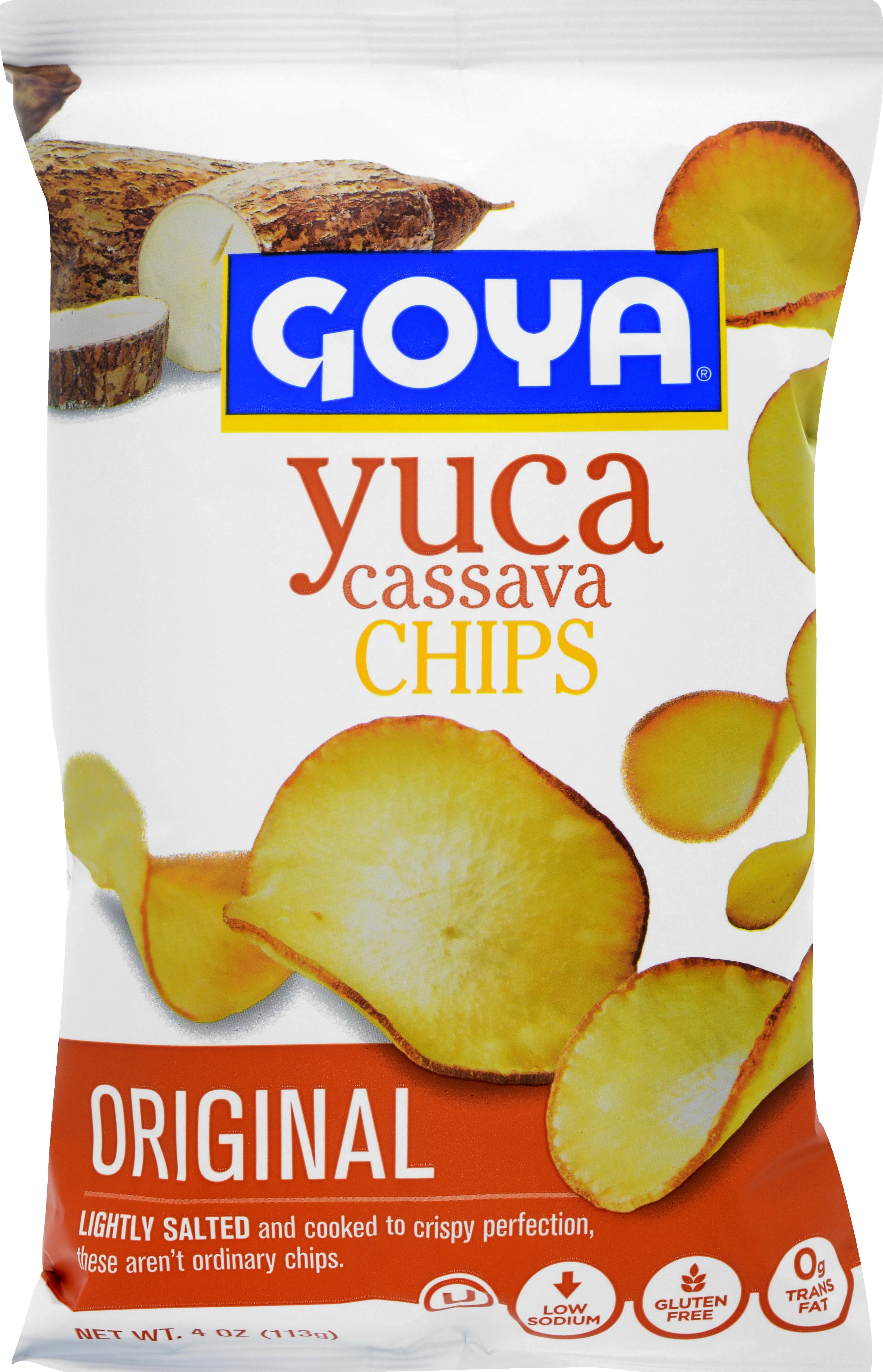 Goya Cassava Chips,Traditional, 4 Oz