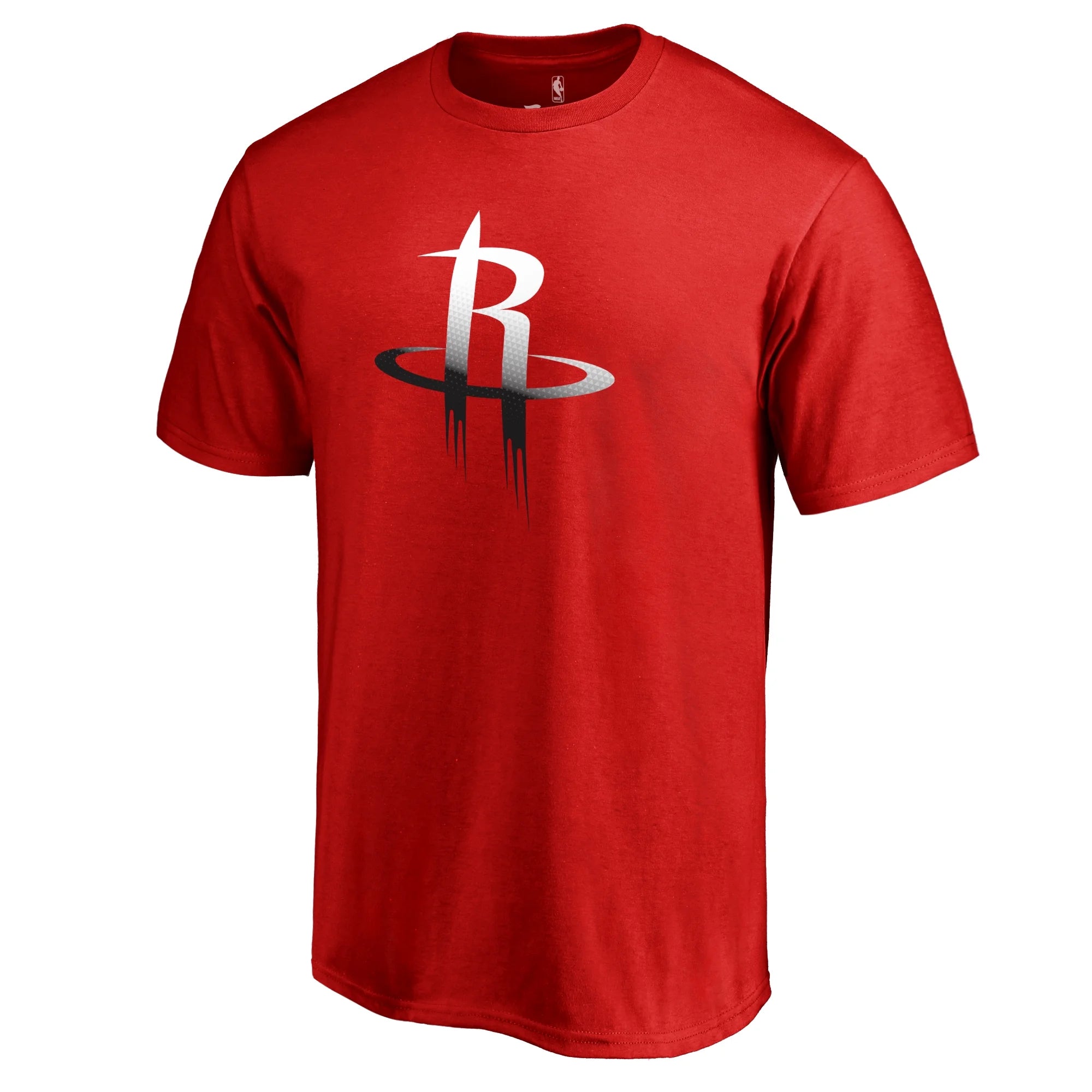 Men's Fanatics Branded Red Houston Rockets Gradient Logo T-Shirt