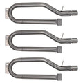 3-Pack BBQ Gas Grill Tube Burner Replacement Parts for Omaha Grill BQ06043-1 - Compatible Barbeque Stainless Steel Pipe Burners