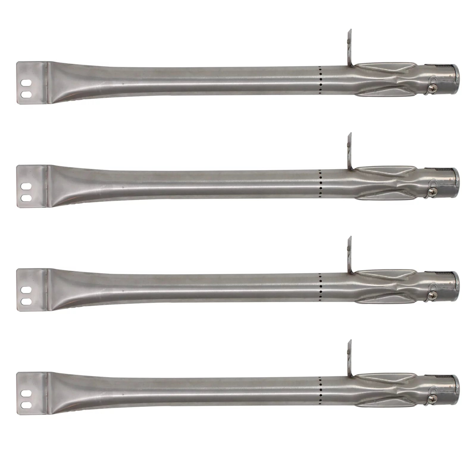 4-Pack BBQ Gas Grill Tube Burner Replacement Parts for Brinkmann 810-4679-F - Compatible Barbeque Stainless Steel Pipe Burners