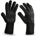 Protect Your Hands with 1 Pair of 932¡ãF Heat Resistant Fireproof Gloves - Perfect for Barbecue, Baking, and Outdoor Cooking!