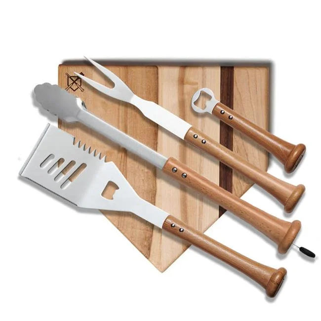 Baseball BBQ  MLB Grand Slam Set with 17 in. Home Plate