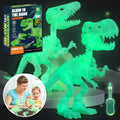 2-in-1 Dinosaur Take Part STEM Toys for Boys and Girls Age 3, 4, 5, 6, 7, 8, 9, 10+, Luminous