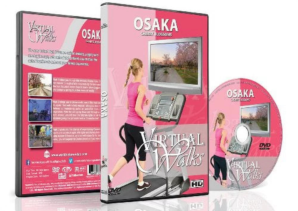 Virtual Walks - Osaka, Japan for indoor walking, treadmill and cycling workouts [DVD]