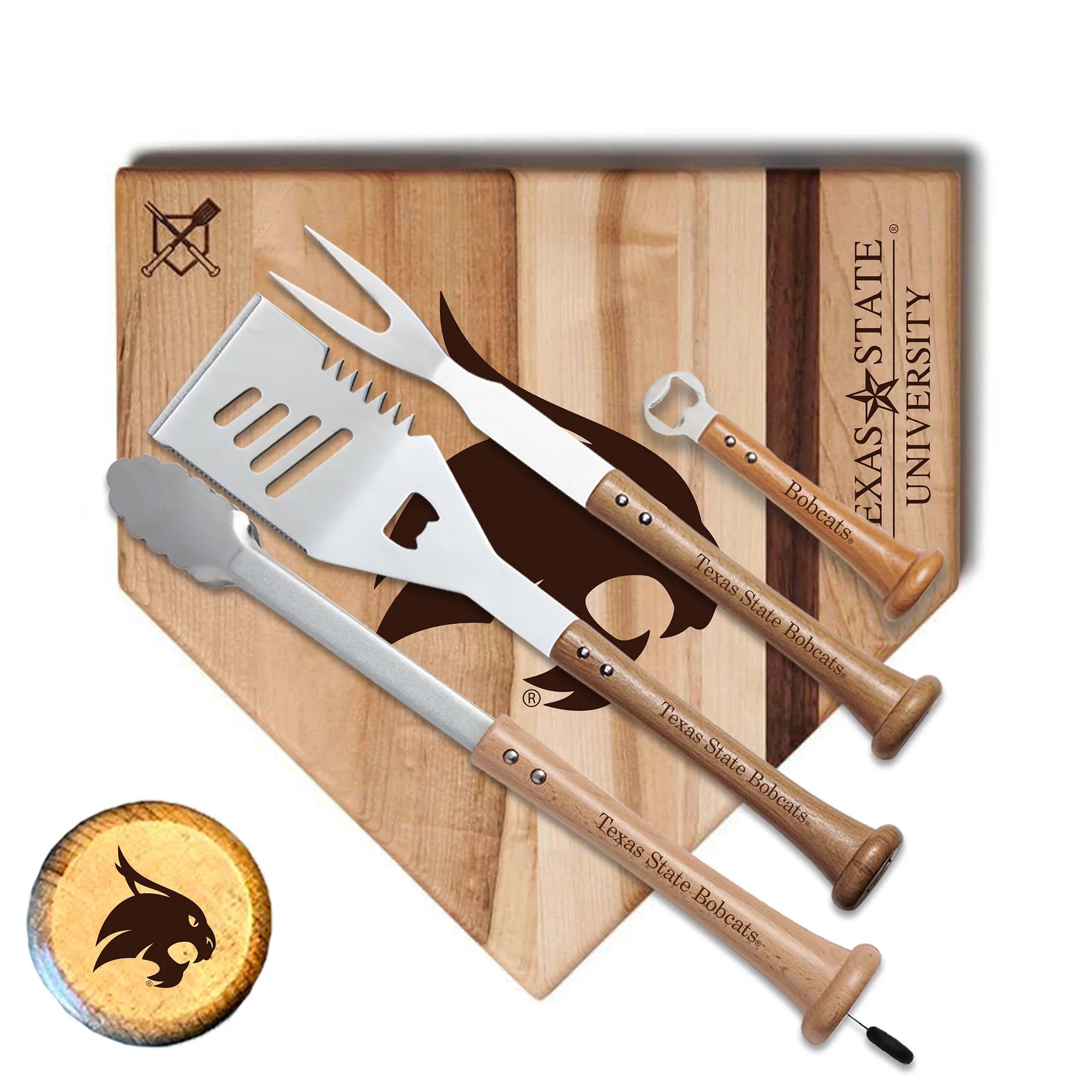 Baseball BBQ  Texas State Bobcats 17 Grand Slam Combo Set