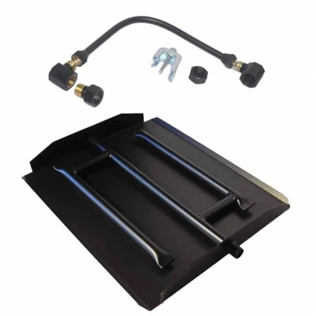 Tretco  23 in. Powder Coated Triple Extra Flame Burner Kit, Natural Gas