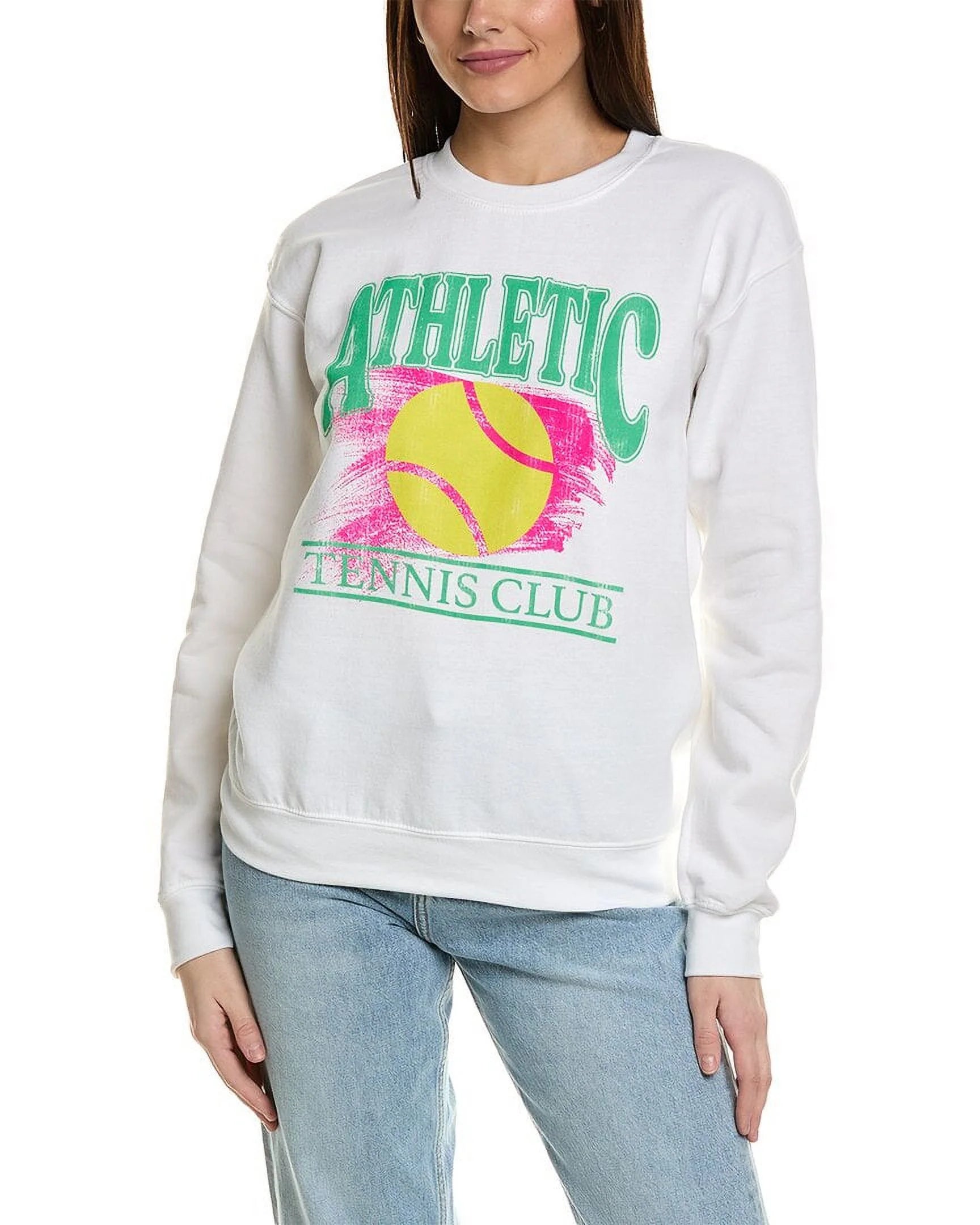 Prince Peter womens  Athletic Tennis Club Pullover, XL, White