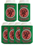 ThisWear Funny Christmas Gag Gift Merry Krampus Beer Coolers 6-pack Can Coolie Drink Coolers Coolies Multi