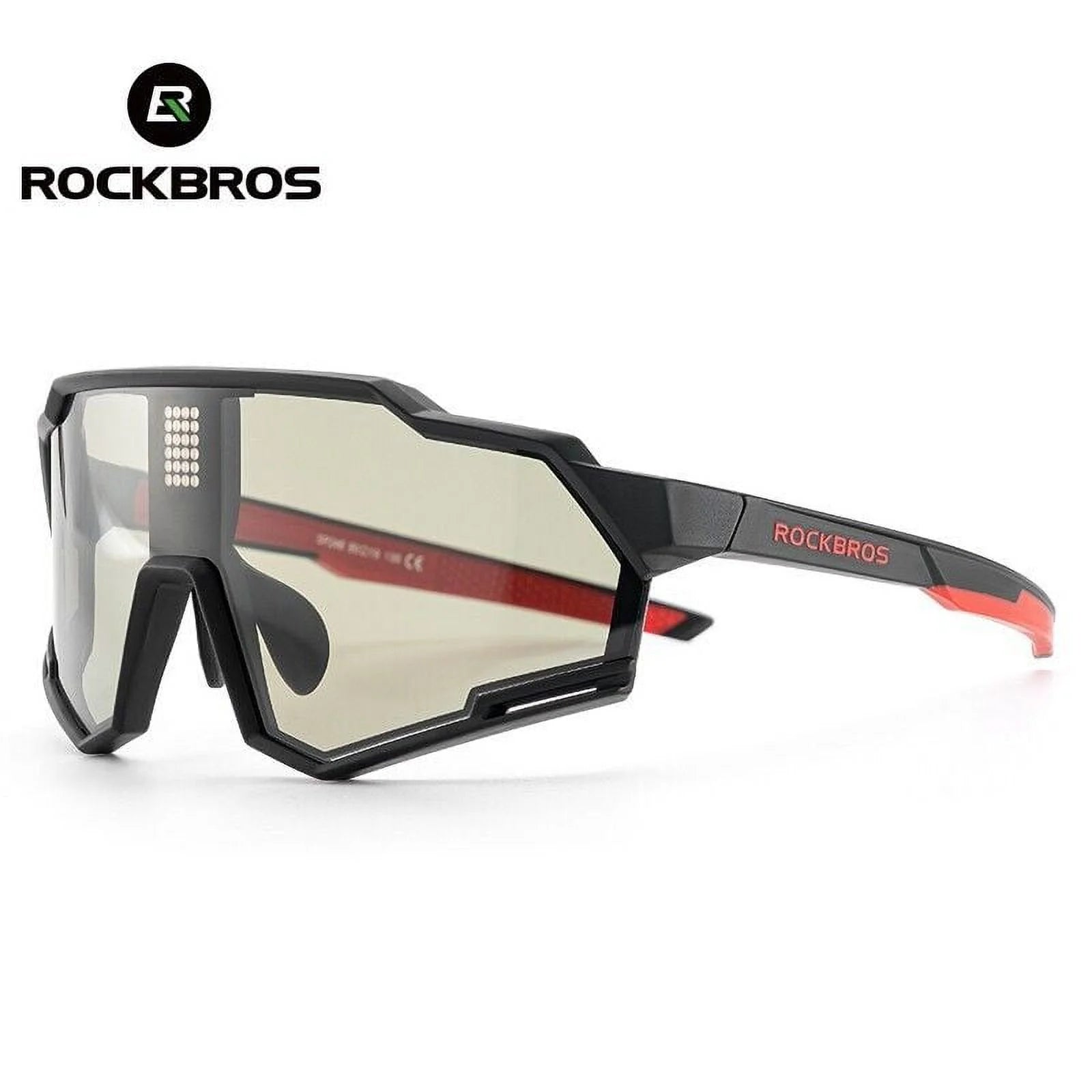 ROCKBROS Smart Photochromic Cycling Glasses for Men Women Polarized Sunglasses UV Protection for Baseball Running Biking Softball