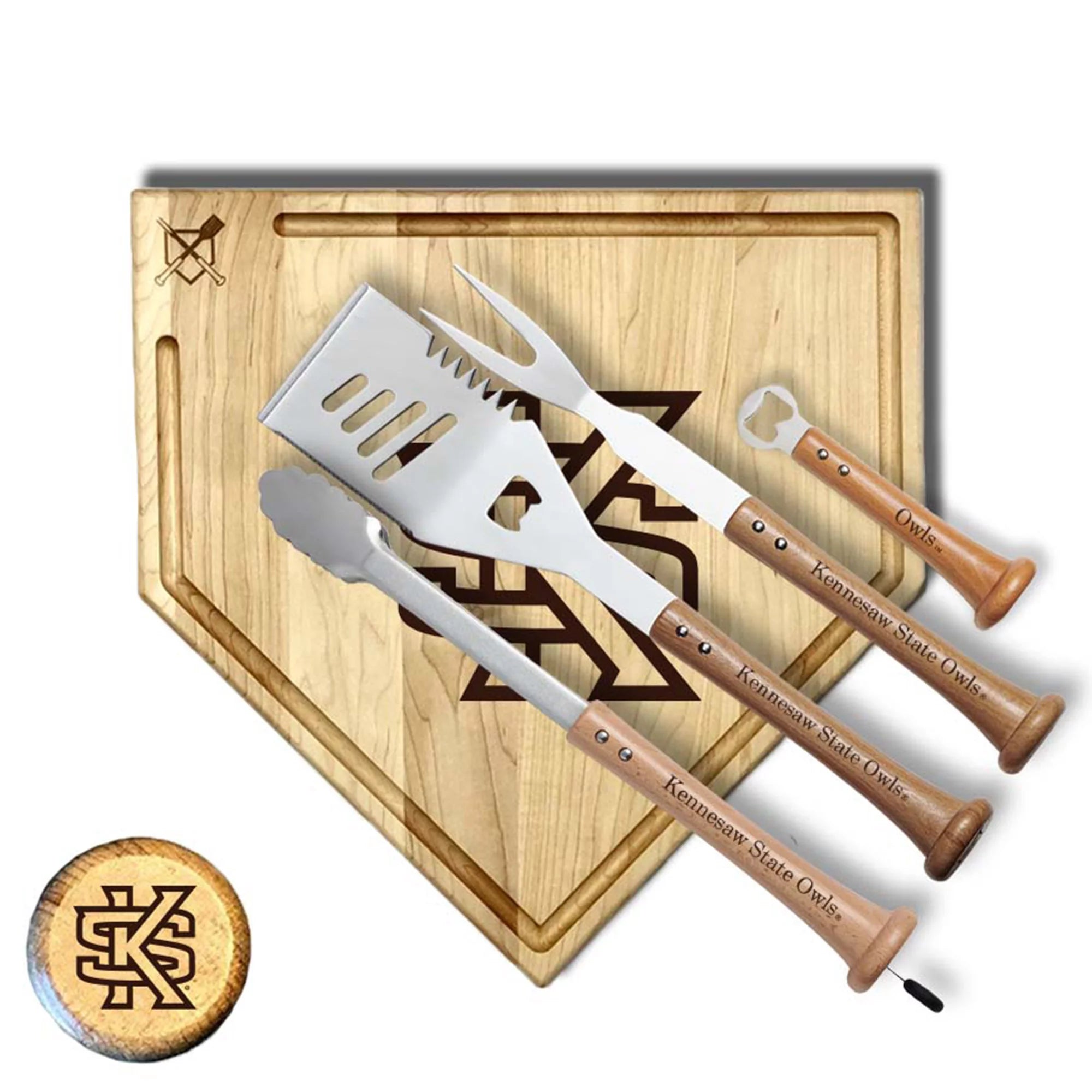 Baseball BBQ  Kennesaw State Owls 17 Trough Grand Slam Combo Set