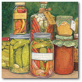 Courtside Market Canning Gallery-Wrapped Canvas Wall Art, 16x16