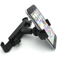 Premium Car Headrest Mount Phone Holder Rotating Cradle Back Seat Entertainment Dock Black G8 for Motorola Moto Z Droid Force Droid - Samsung Galaxy J3 J5, Note 5, S5 S6 Edge Edge+ S7 Edge S8 S8+