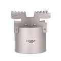 Lixada Camping Stove Lightweight Liquid Spirit Stove with Cross Stand Rack
