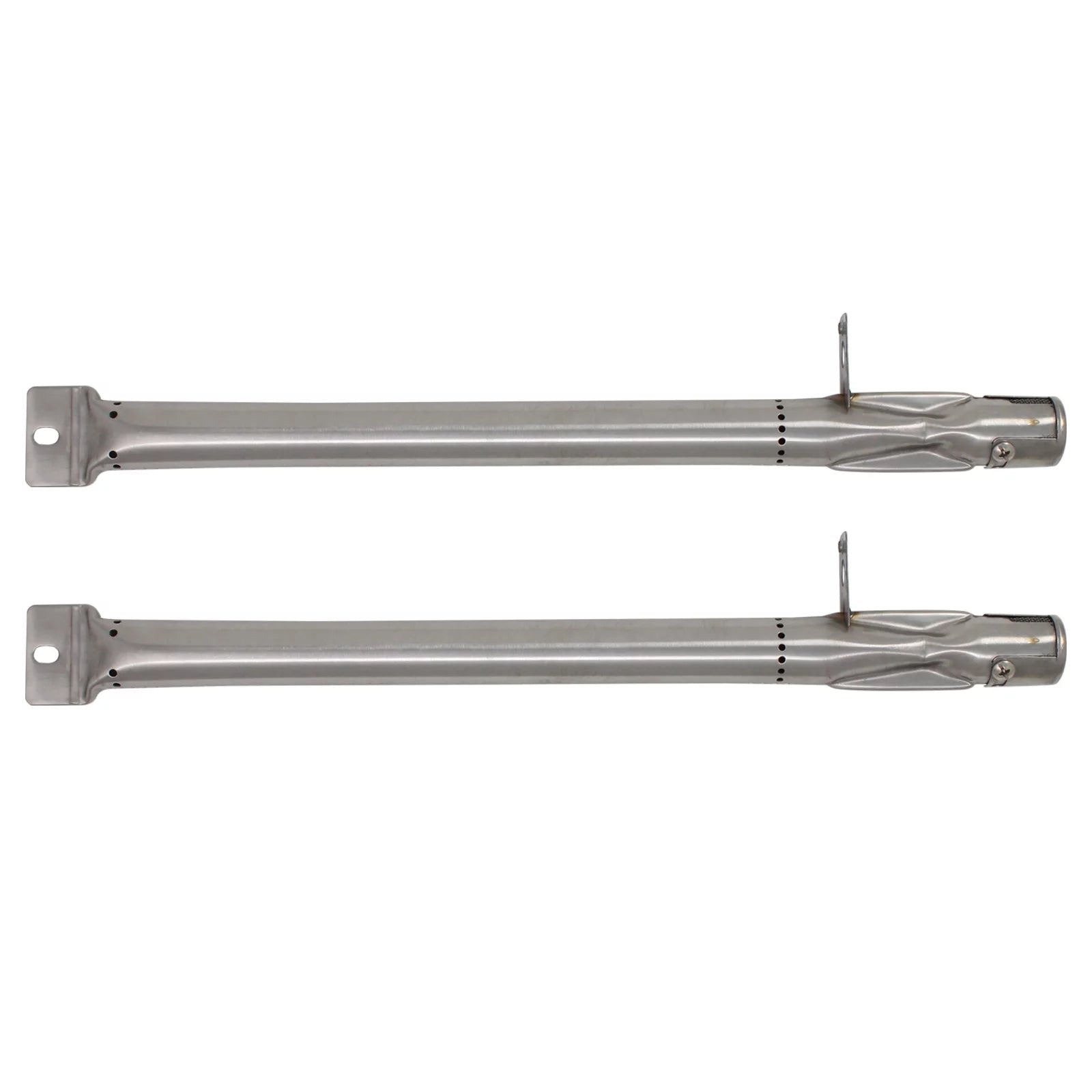 2-Pack BBQ Gas Grill Tube Burner Replacement Parts for Omaha Grill BQ06043-1 - Compatible Barbeque Stainless Steel Pipe Burners