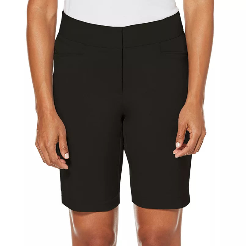 Women's Grand Slam 3-Pocket Golf Shorts, Caviar, 14