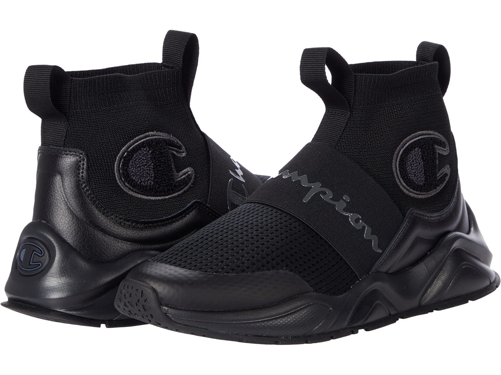 Champion Rally Pro (Mens, Black Stealth, 11.5, Medium)