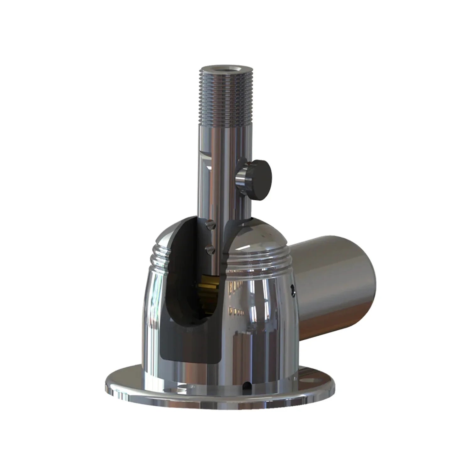 8 Classic Silver Grand Slam 850 Electric VHF Antenna Mount