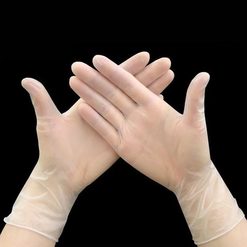 100PCS Disposable Food Plastic Gloves Kitchen Accessories for Restaurant BBQ
