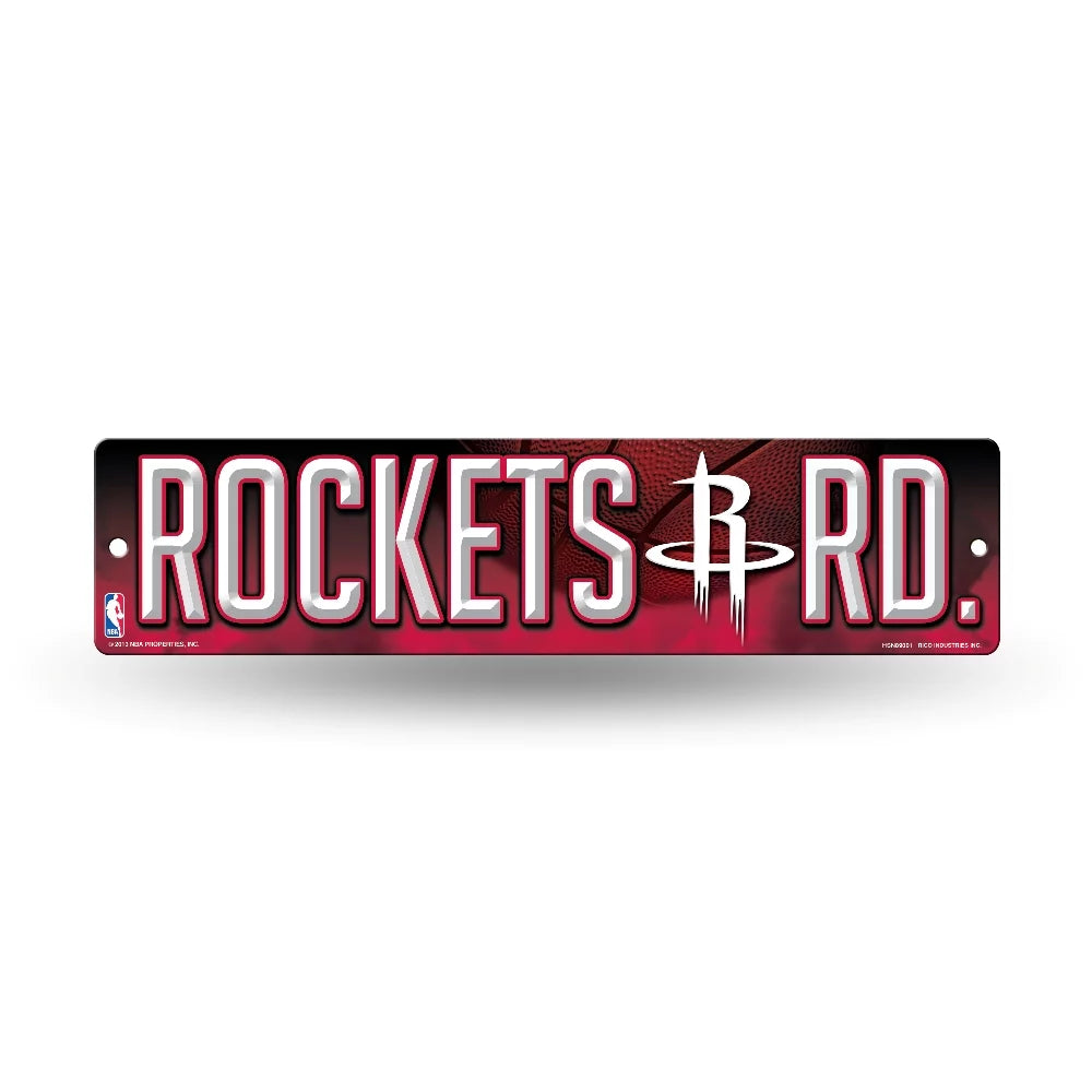 Houston NBA Rockets Basketball 16 Street Sign Fan Wall Decor