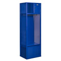Hallowell Welded Sport Locker, 24W x 24D x 74-3/4H, 717 Grand Slam Blue, Open Front, 1-wide, Welded