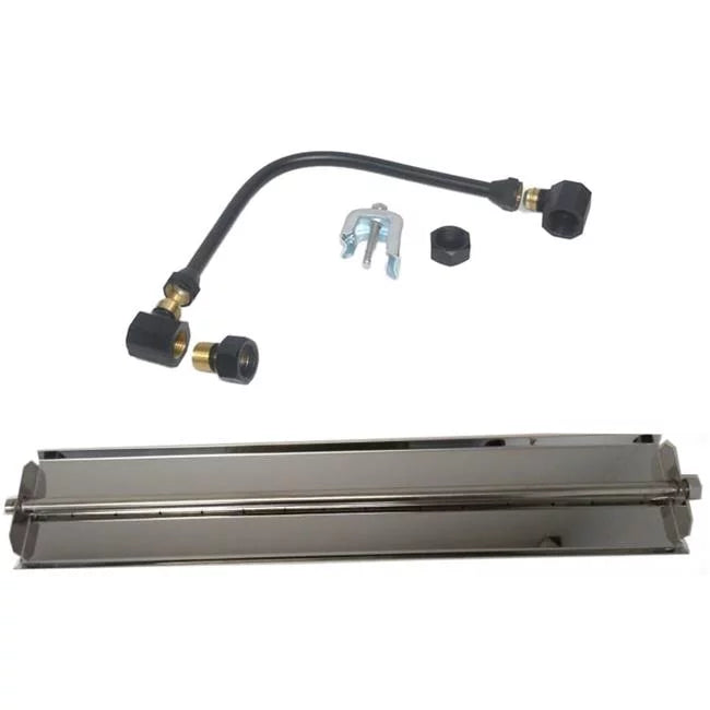 24 in. 304 Stainless Steel Linear Burner Pan Kit, Natural Gas