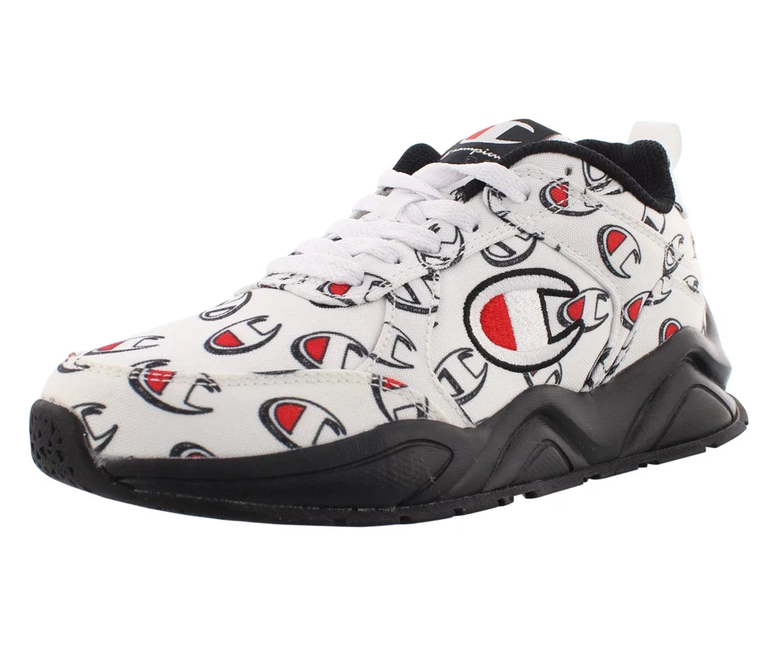Champion 93Eighteen Repeat C Girls Shoes Size 1.5, Color: White/Black