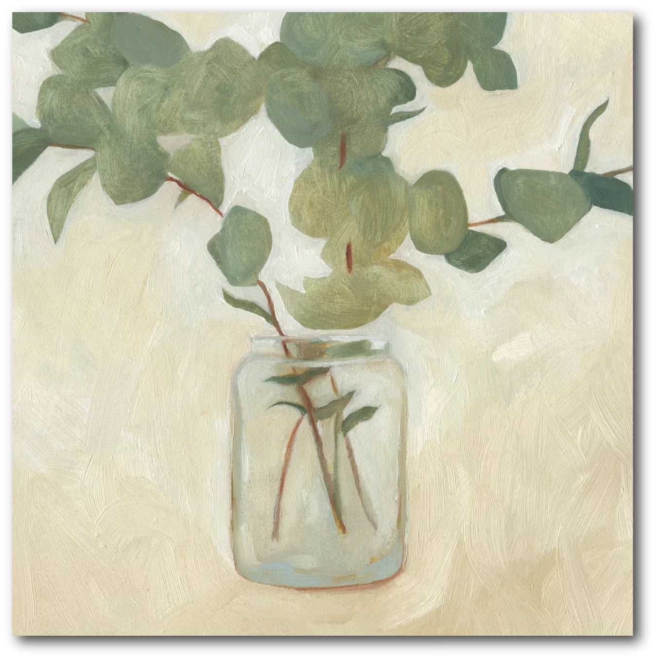Courtside Market Greenery Still Life II 30x30 Gallery-Wrapped Canvas Wall Art