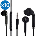 Samsung (10 Pack) OEM Wired 3.5mm White Headset with Microphone, Volume Control, and Call Answer End Button [EO-EG920BW] for Samsung Galaxy S6 Edge+ / S6 / S5, Galaxy Note 5/4 / Edge (Bulk Packaging)