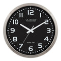 La Crosse Technology WT-3161BK 16-Inch Stainless Steel Atomic Clock with Black dial