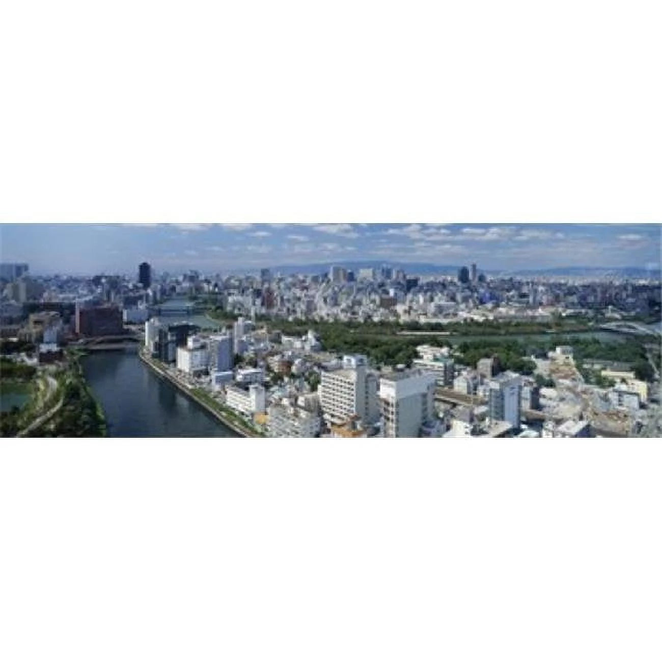 Neya River Osaka Japan Poster Print by  - 36 x 12
