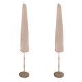 Modern Leisure? Chalet Patio & Market Umbrella Cover, 2-Pack, 21L x 8W x 73H, Beige