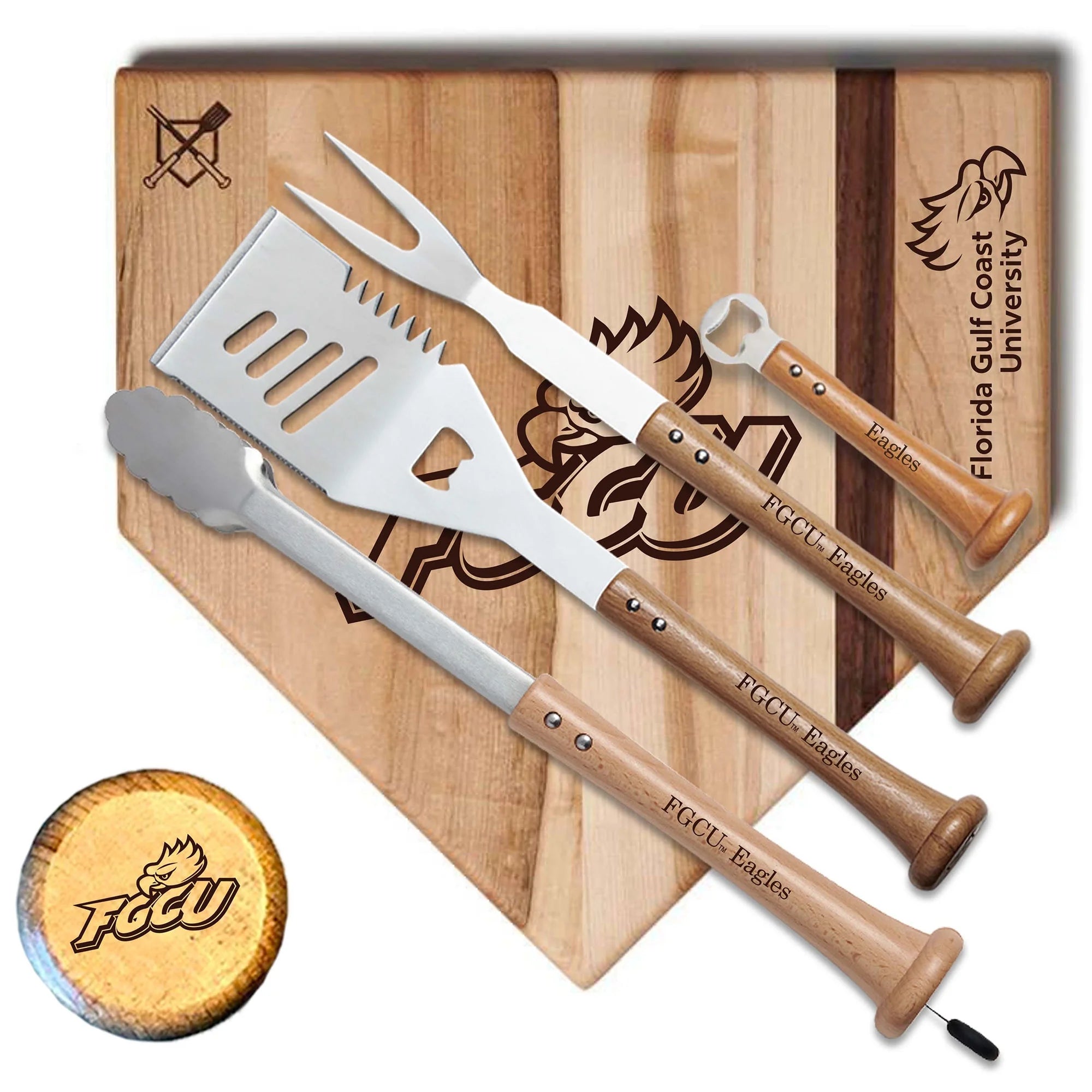 Baseball BBQ  Florida Gulf Coast Eagles 17 Grand Slam Combo Set