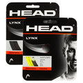Head Lynx Tennis String (  16G Anthracite  )