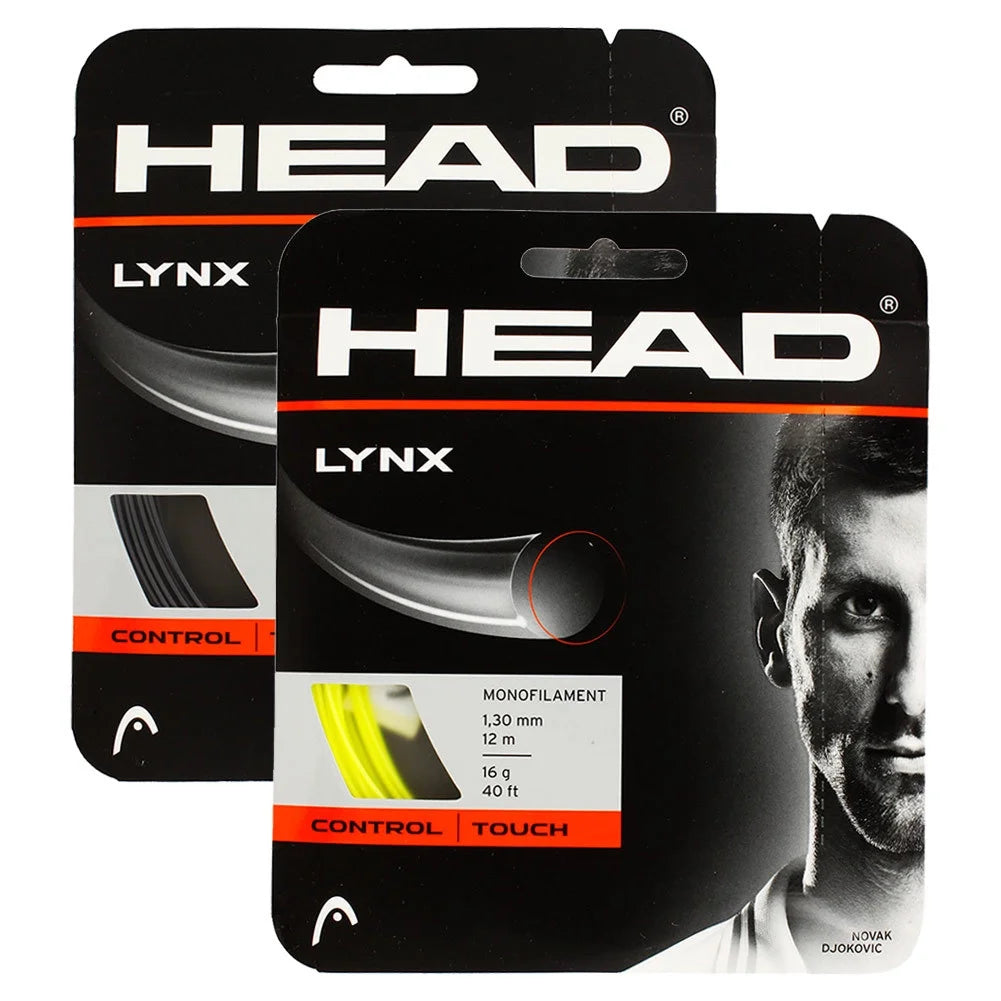 Head Lynx Tennis String (  16G Anthracite  )