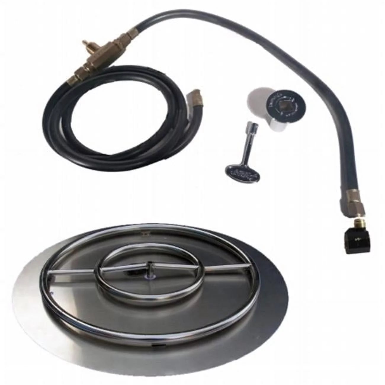 30 in. Stainless Steel Pan-Ring Kit - Natural Gas